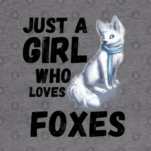 Just a girl who Loves foxes cute colorful fox by JustBeSatisfied